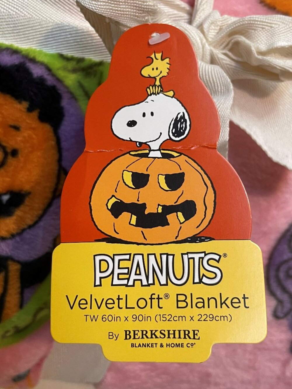 Berkshire Peanuts Plush Blanket - Picture 2 of 5